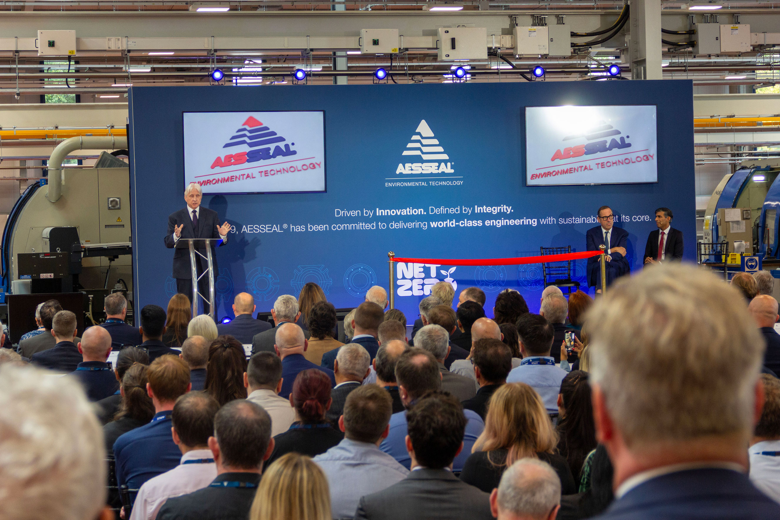 Chris Rea speaking at open day event